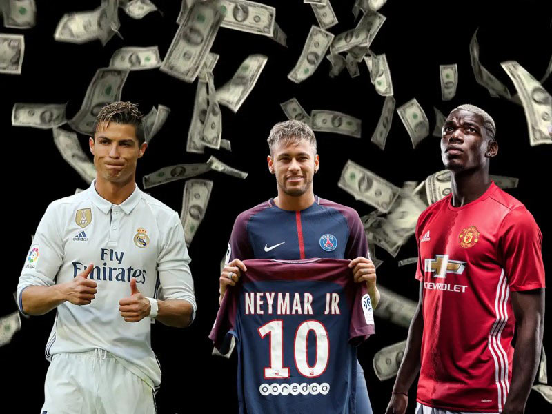 Top 10 cầu thủ lương cao nhất thế giới theo thống kê mới nhất